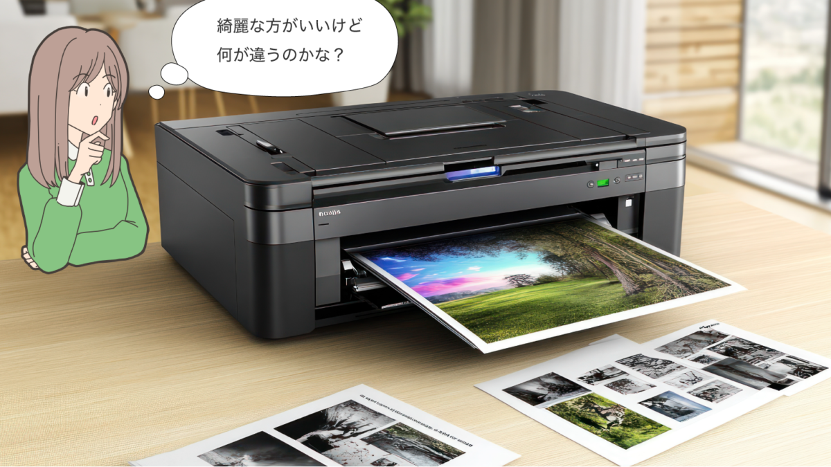 保護中: 印刷品質の「標準モード」「きれいモード」の違い