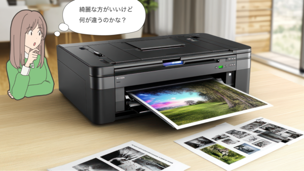 印刷品質の「標準モード」「きれいモード」の違い